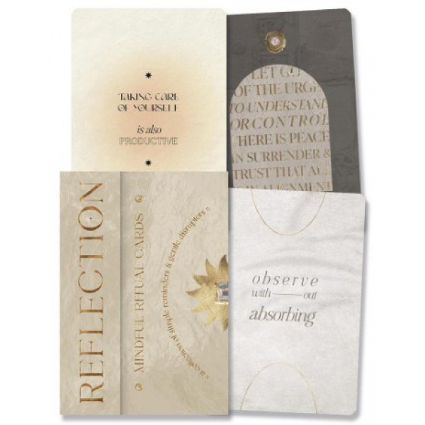 Reflection: Mindful Ritual Cards by Prism + Fleur Design Studio - ship in 10-20 business days, supplied by US partner