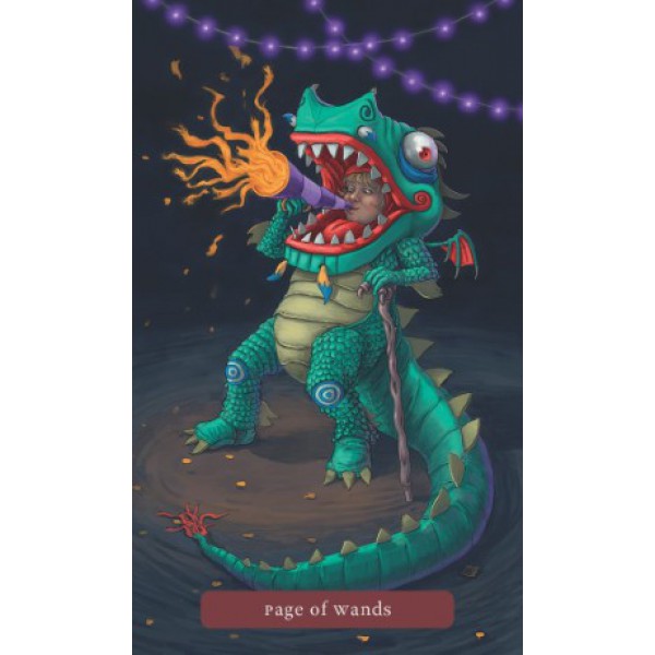 Trick or Treat Tarot: Small Kit Edition by Barbara Moore - ship in 10-20 business days, supplied by US partner
