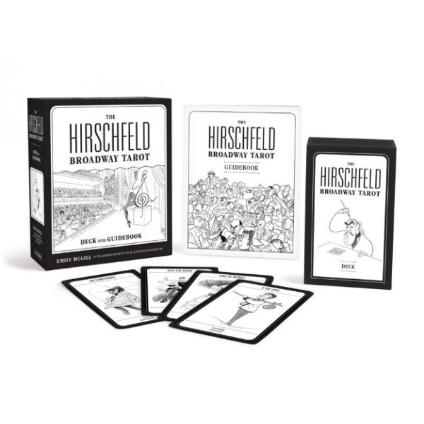 The Hirschfeld Broadway Tarot by Emily McGill and AI Hirschfeld Foundation - ship in 10-20 business days, supplied by US partner