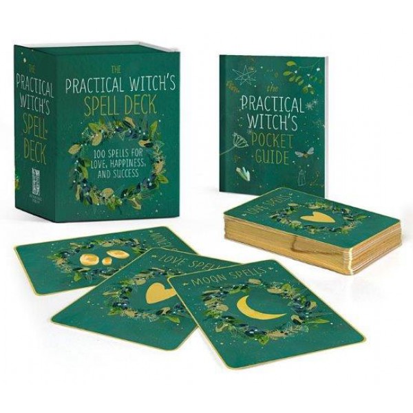 The Practical Witch's Spell Deck: 100 Spells for Love, Happiness, and Success by Cerridwen Greenleaf - ship in 10-20 business days, supplied by US partner