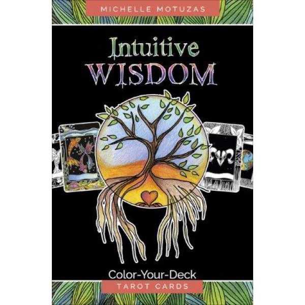 Intuitive Wisdom: Color-Your-Deck Tarot Cards by Michelle Motuzas - ship in 10-20 business days, supplied by US partner