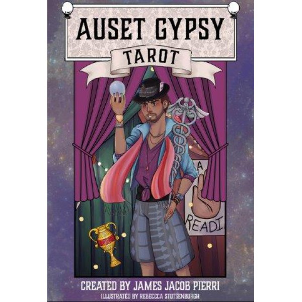 Auset Gypsy Tarot by James Jacob Pierri, Rebecca Stotsenburgh and Heather Scott - ship in 10-20 business days, supplied by US partner