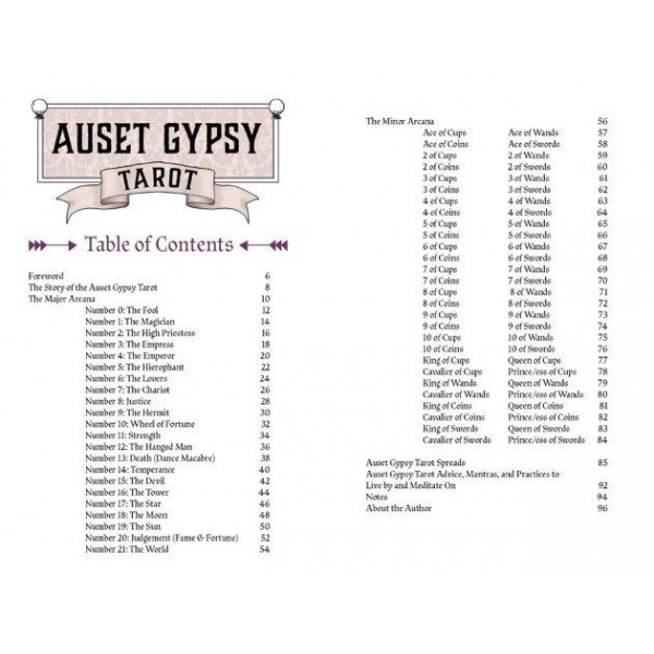 Auset Gypsy Tarot by James Jacob Pierri, Rebecca Stotsenburgh and Heather Scott - ship in 10-20 business days, supplied by US partner