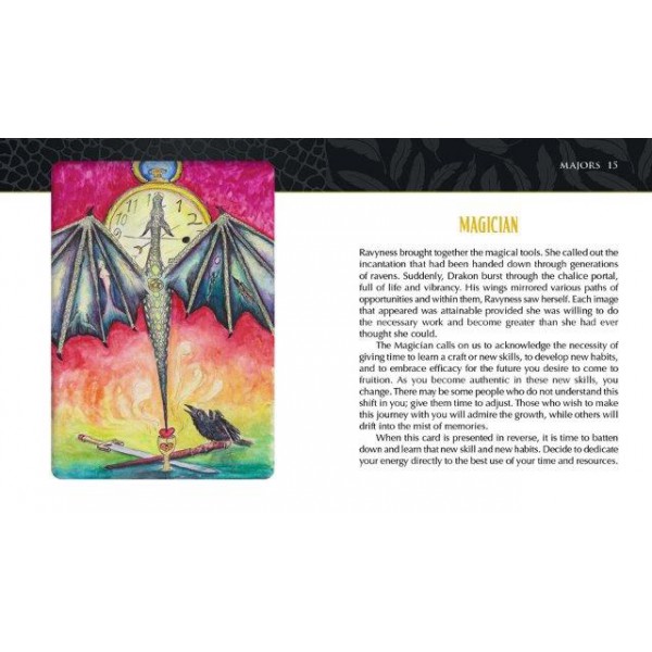 Ravyness Drakon Tarot by Beth Seilonen - ship in 10-20 business days, supplied by US partner