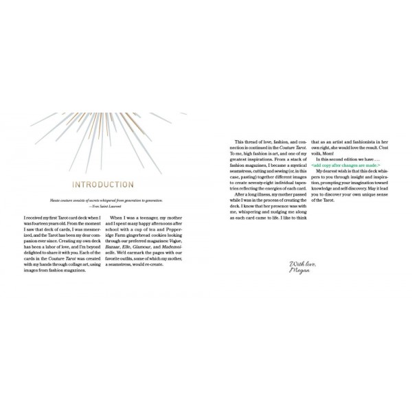 Couture Tarot by Megan Skinner - ship in 10-20 business days, supplied by US partner