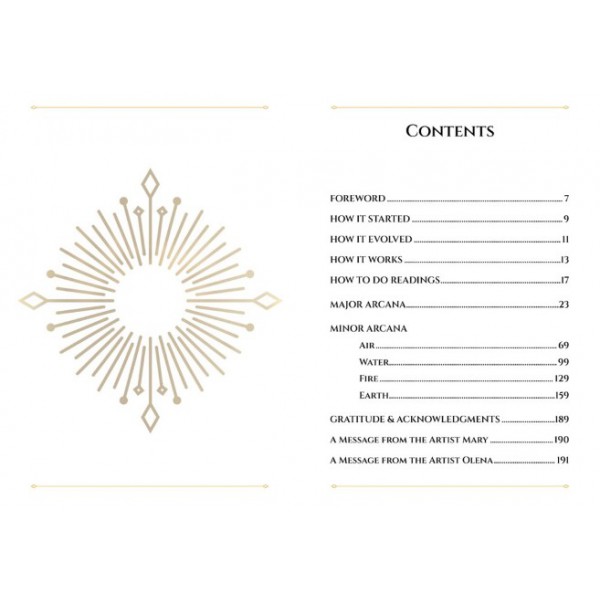 Ukrainian Tarot by Tania Andrushko - ship in 10-20 business days, supplied by US partner