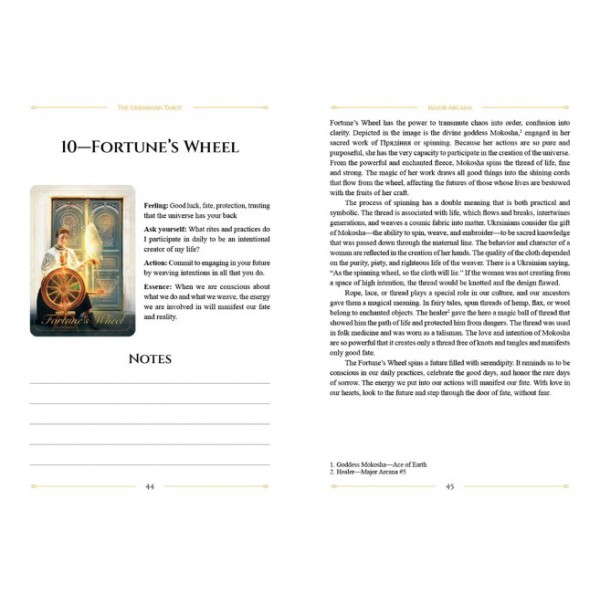 Ukrainian Tarot by Tania Andrushko - ship in 10-20 business days, supplied by US partner