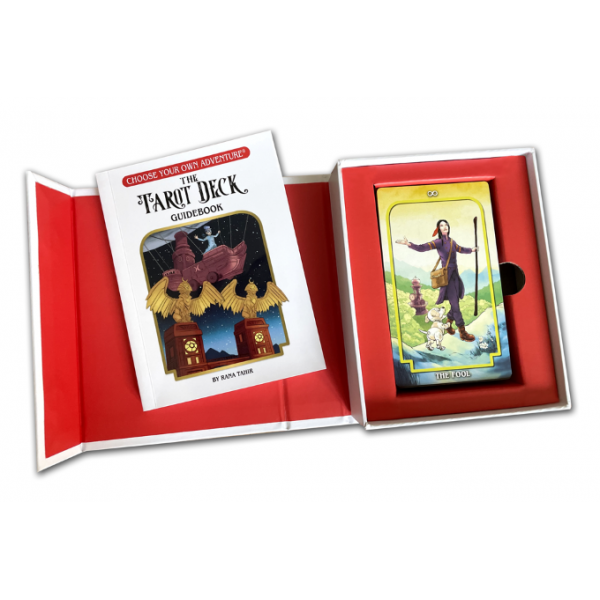 The Choose Your Own Adventure Tarot Deck by Rana Tahir and Brian Anderson - ship in 10-20 business days, supplied by US partner