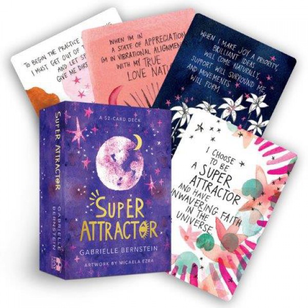 Super Attractor: A 52-Card Deck by Gabrielle Bernstein and Micaela Ezra - ship in 10-20 business days, supplied by US partner