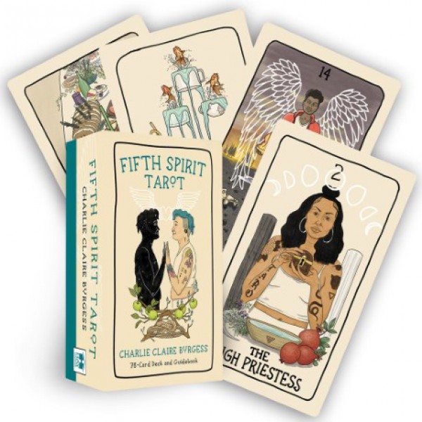 Fifth Spirit Tarot by Charlie Claire Burgess - ship in 10-20 business days, supplied by US partner