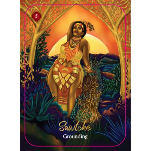 African Goddess Rising Pocket Oracle by Abiola Abrams - ship in 10-20 business days, supplied by US partner