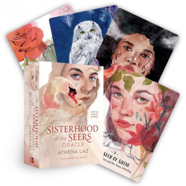 Sisterhood of the Seers Oracle by Athena Laz - ship in 10-20 business days, supplied by US partner