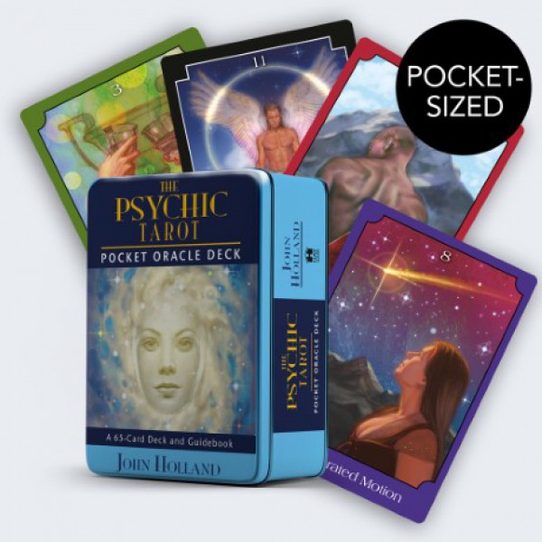 Psychic Tarot Pocket Oracle Deck by John Holland - ship in 10-20 business days, supplied by US partner