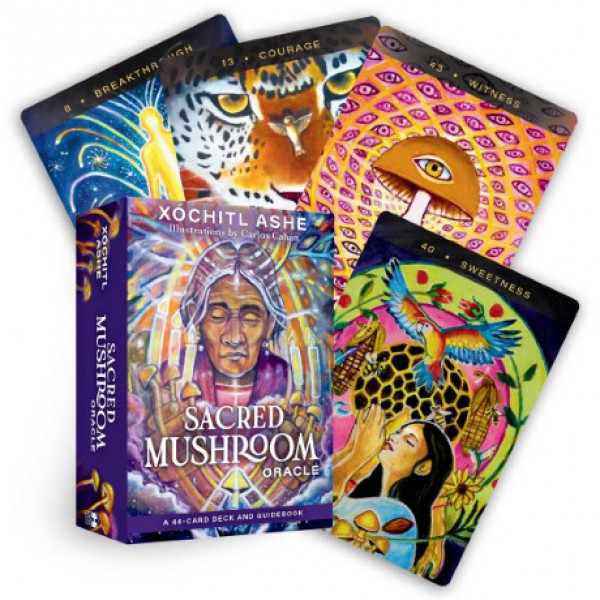 Sacred Mushroom Oracle by Xochitl Kusikuy Ashe - ship in 10-20 business days, supplied by US partner