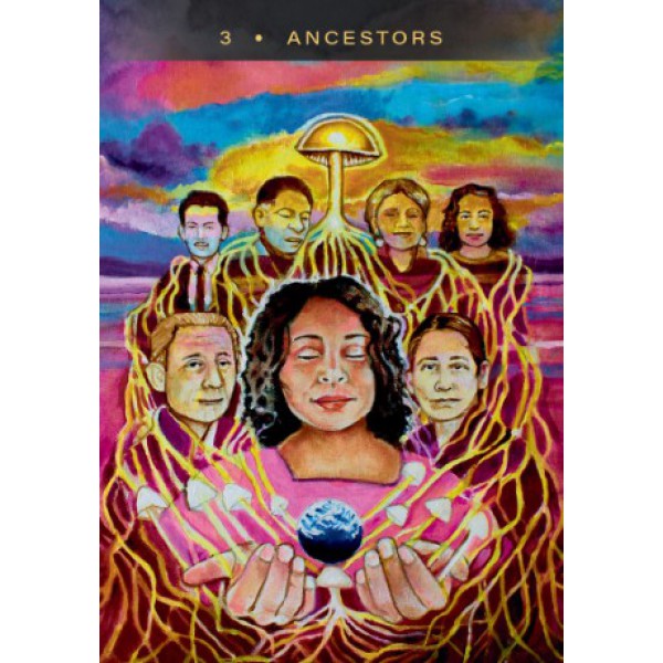 Sacred Mushroom Oracle by Xochitl Kusikuy Ashe - ship in 10-20 business days, supplied by US partner