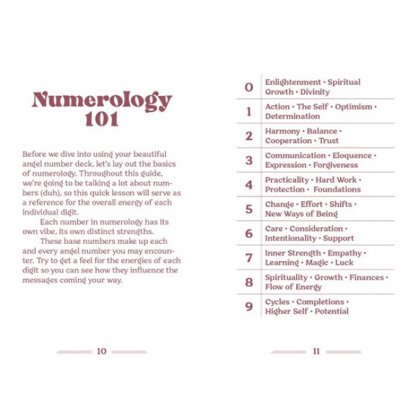 The Angel Number Oracle by The Pulp Girls - ship in 10-20 business days, supplied by US partner