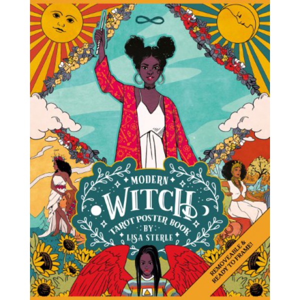 Modern Witch Tarot Poster Book by Lisa Sterle - ship in 15-30 business days or more, supplied by US partner