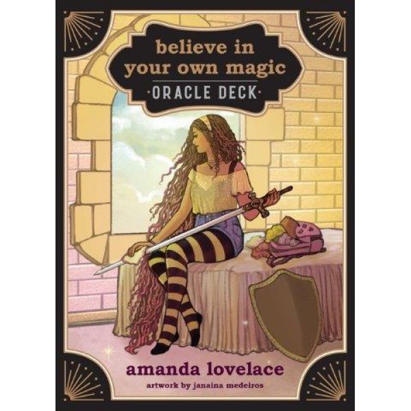 Believe in Your Own Magic: A 45-Card Oracle Deck and Guidebook by Amanda Lovelace and Janaina Medeiros - ship in 10-20 business days, supplied by US partner