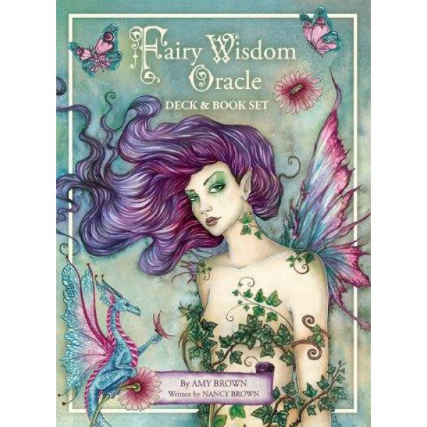 Fairy Wisdom Oracle Deck and Book Set by Amy Brown - ship in 10-20 business days, supplied by US partner