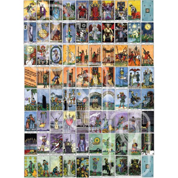 The Weiser Tarot Card Sticker Book by Arthur Edward Waite, Pamela Colman Smith, and The Editors of Weiser Books - ship in 10-20 business days, supplied by US partner