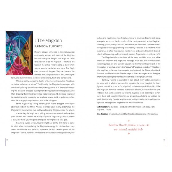 Crystal Keys Tarot by Dina Rosenberg - ship in 10-20 business days, supplied by US partner