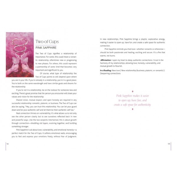 Crystal Keys Tarot by Dina Rosenberg - ship in 10-20 business days, supplied by US partner