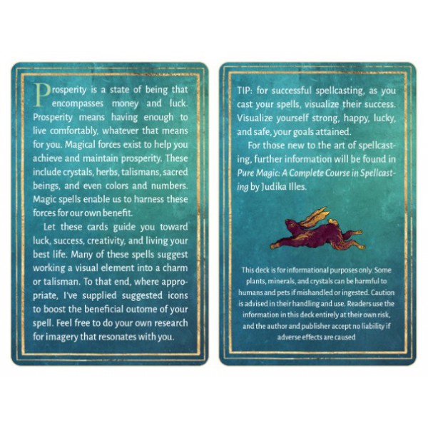 Prosperity Spells (Mini cards) by Judika Illes - ship in 10-20 business days, supplied by US partner