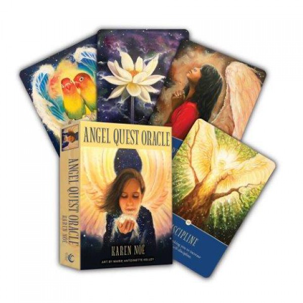 Angel Quest Oracle by Karen Noé and Marie Antoinette Kelley - ship in 10-20 business days, supplied by US partner