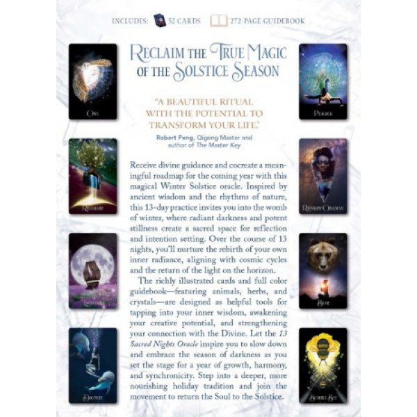 13 Sacred Nights Oracle by Lara J Day - ship in 10-20 business days, supplied by US partner