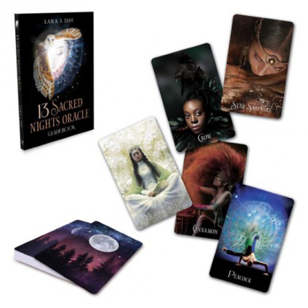 13 Sacred Nights Oracle by Lara J Day - ship in 10-20 business days, supplied by US partner