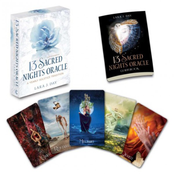 13 Sacred Nights Oracle by Lara J Day - ship in 10-20 business days, supplied by US partner