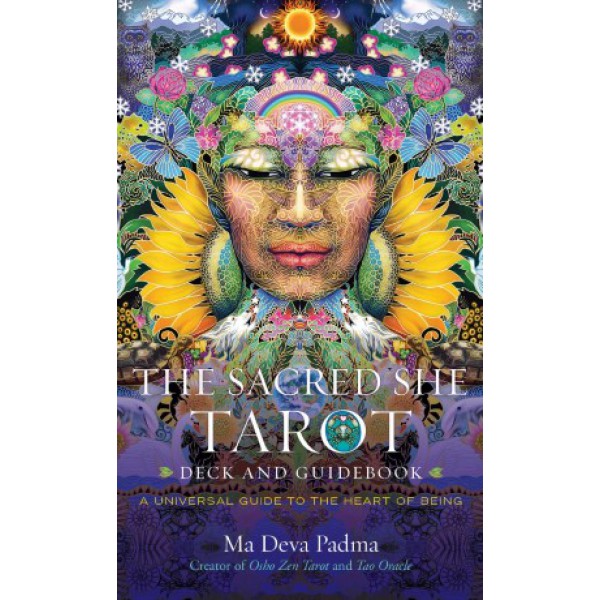 The Sacred She Tarot Deck and Guidebook by Ma Deva Padma - ship in 15-30 business days or more, supplied by US partner
