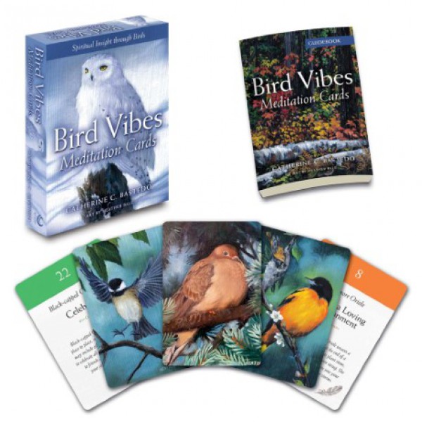 Bird Vibes Meditation Cards by Catherine C. Bastedo and Heather Bale - ship in 10-20 business days, supplied by US partner