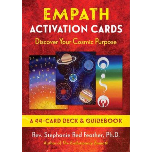 Empath Activation Cards: Discover Your Cosmic Purpose by Rev Stephanie Red Feather - ship in 10-20 business days, supplied by US partner