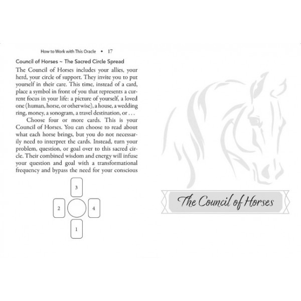 The Council of Horses Oracle by Sandra Wallin, Kim McElroy, and Linda Kohanov - ship in 10-20 business days, supplied by US partner