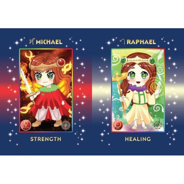 Chibi Anime Angel Cards by Dawn Brown and Crazy Cookie Maniac - ship in 10-20 business days, supplied by US partner