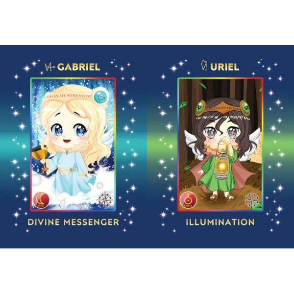 Chibi Anime Angel Cards by Dawn Brown and Crazy Cookie Maniac - ship in 10-20 business days, supplied by US partner