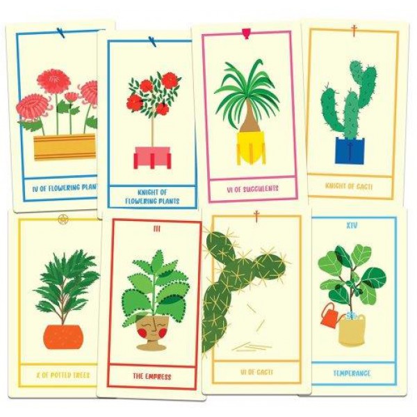 Houseplant Tarot by Minerva Siegel and Andrea Campos - ship in 10-20 business days, supplied by US partner