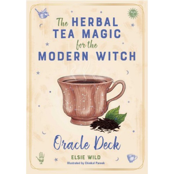 The Herbal Tea Magic for the Modern Witch Oracle Deck by Elsie Wild and Chinkal Pareek - ship in 10-20 business days, supplied by US partner