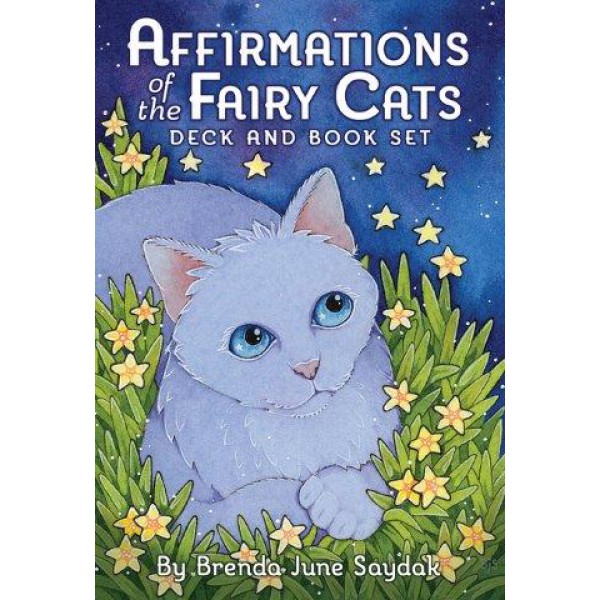 Affirmations of the Fairy Cats Deck and Book Set by Brenda June Saydak - ship in 10-20 business days, supplied by US partner