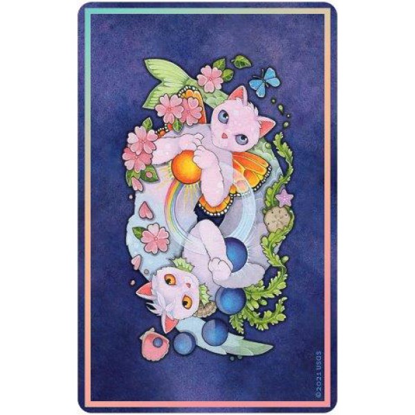 Affirmations of the Fairy Cats Deck and Book Set by Brenda June Saydak - ship in 10-20 business days, supplied by US partner