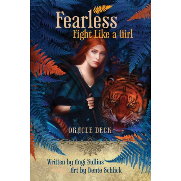 Fearless Fight Like a Girl Oracle Deck by Angi Sullins and Bente Schlick - ship in 10-20 business days, supplied by US partner