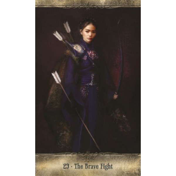 Fearless Fight Like a Girl Oracle Deck by Angi Sullins and Bente Schlick - ship in 10-20 business days, supplied by US partner