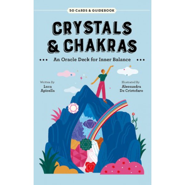 Crystals & Chakras: An Oracle Deck for Inner Balance by Luca Apicella and Alessandra de Cristofaro - ship in 10-20 business days, supplied by US partner