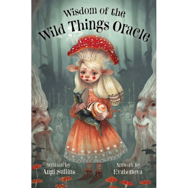 Wisdom of the Wild Things Oracle Deck & Book Set by Angi Sullins and Evaboneva - ship in 15-30 business days or more, supplied by US partner