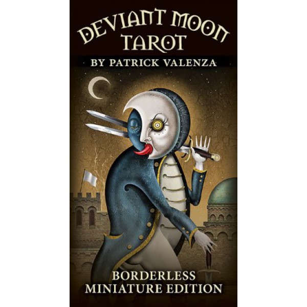 Deviant Moon Tarot Borderless Miniature Edition by Patrick Valenza - ship in 10-20 business days, supplied by US partner