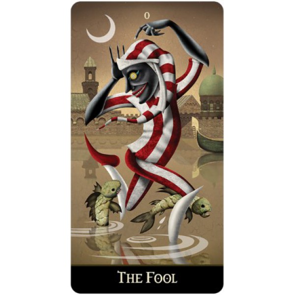 Deviant Moon Tarot Borderless Miniature Edition by Patrick Valenza - ship in 10-20 business days, supplied by US partner