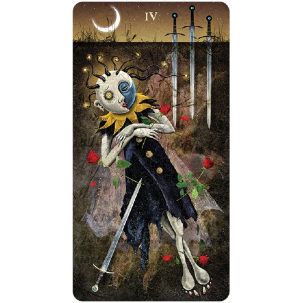 Deviant Moon Tarot Borderless Miniature Edition by Patrick Valenza - ship in 10-20 business days, supplied by US partner