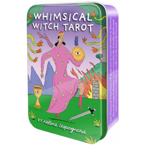 Whimsical Witch Tarot in a Tin by Helene Lespagnard - ship in 10-20 business days, supplied by US partner