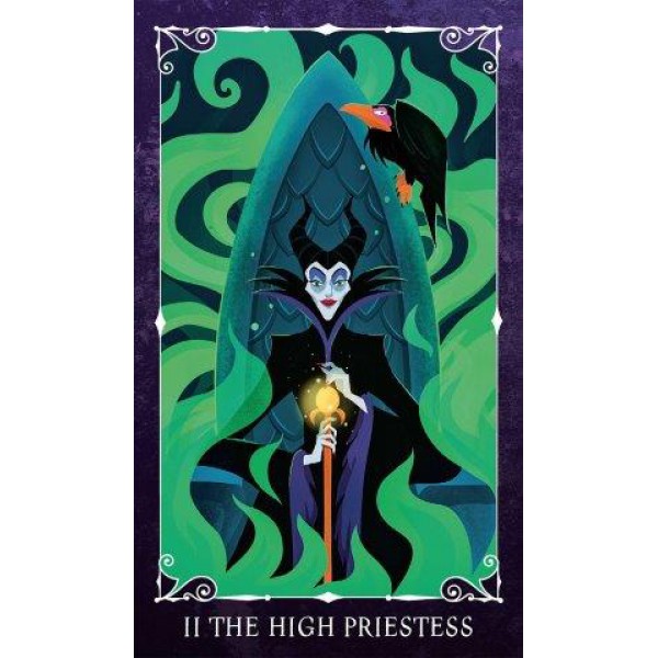 Disney Villains Tarot Deck and Guidebook Movie Tarot Deck Pop Culture Tarot by Minerva Siegel and Ellie Goldwine - ship in 10-20 business days, supplied by US partner